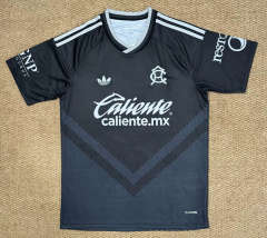 (S-4XL) 26-27 Club America Away Black Thailand Soccer Jersey AAA-7810