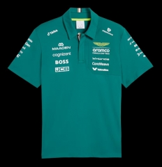 2026 FI Formula Martin One Green Formula One Racing Suit(With collar)