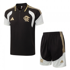 26-27 Flamengo Dark Brown Thailand Polo Uniform-815