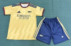 26-27 Arsenal 2nd Away Yellow Soccer Uniform-6748