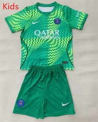 26-27 Paris Goalkeeper Green Kids/Youth Soccer Uniform-AY