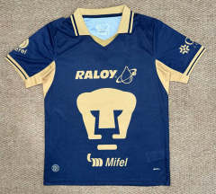 (S-4XL) 26-27 PA UNAM Royal Blue Thailand Soccer Jersey AAA-7810