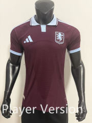 Player Version 26-27 Aston Villa Home Maroon Thailand Soccer Jersey AAA-SJ