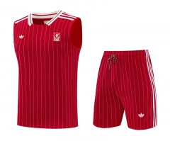26-27 Retro Version Liverpool Red Thailand Soccer Vest Uniform-418