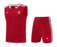 26-27 Retro Version Liverpool Red Thailand Soccer Vest Uniform-418