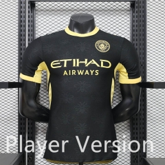 Player Version 26-27 Manchester City Away Black Thailand Soccer Jersey-888