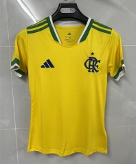 26-27 Flamengo Yellow Women Thailand Soccer Jersey AAA-8841