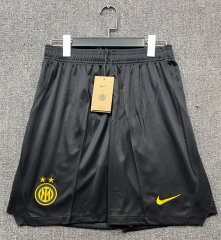 26-27 Inter Milan Home Black Thailand Soccer Shorts-5799