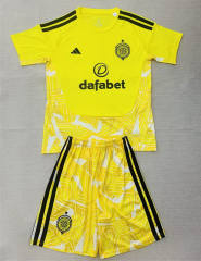 26-27 Celtic Goalkeeper Yellow Soccer Uniform-AY
