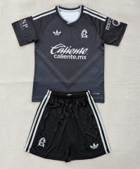 26-27 Club America Away Black Soccer Uniform-AY