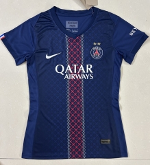 25-26 Paris SG Home Royal Blue Women Thailand Soccer Jersey AAA	(With 2 Stars)-708