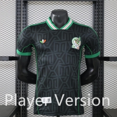 Player Version 26-27 Retro Version Mexico Black Thailand Soccer Jersey AAA-888