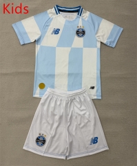 26-27 Grêmio Away White&Blue Kid/Youth Soccer Uniform-AY