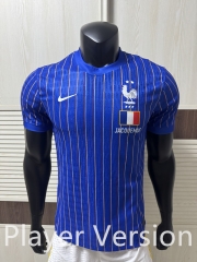 Player Version 26-27 France Blue Thailand Soccer Training Jersey AAA-CS
