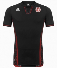 (S-4XL) 26-27 Tunisia 2nd Away Black Thailand Soccer Jersey AAA-8430