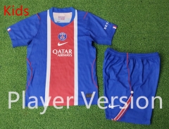 Player Version 26-27 Paris SG Home Blue Kids/Youth Soccer Uniform-9926