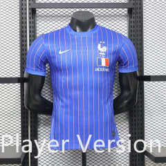 Player Version 26-27 France Blue Thailand Soccer Training Jersey AAA-888