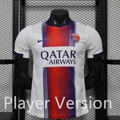 Player Version 26-27 Paris Away White Thailand Soccer Jersey AAA-888