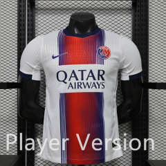 Player Version 26-27 Paris Away White Thailand Soccer Jersey AAA-888