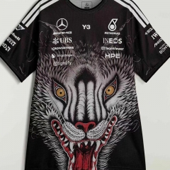 (S-5XL) 2026 Mercedes Black&Grey Formula One Racing Suit
