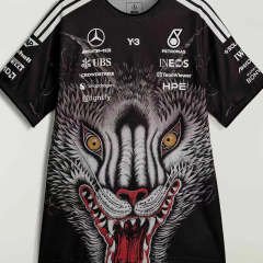 (S-5XL) 2026 Mercedes Black&Grey Formula One Racing Suit