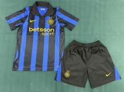 26-27 Inter Milan Home Blue&Black Soccer Uniform-6748