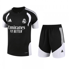 26-27 Real Madrid Black Thailand Soccer Training Uniform-418