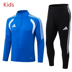 26-27 Adidas Color Blue Kids/Youth Soccer Tracksuit-411