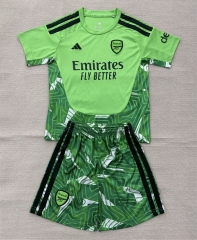 26-27 Arsenal Goalkeeper Green Soccer Uniform-AY