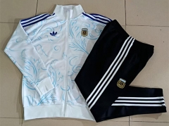 26-27 Argentina White Inkjet Thailand Soccer Jacket Uniform-815