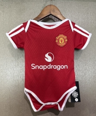 26-27 Manchester United Home Red Baby Soccer Uniform-7411