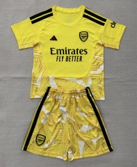 26-27 Arsenal Goalkeeper Yellow Soccer Uniform-AY