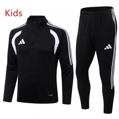 26-27 Adidas Color Black Kids/Youth Soccer Tracksuit-411