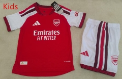 26-27 correct version Arsenal Home Red Kids/Youth Soccer Uniform-507