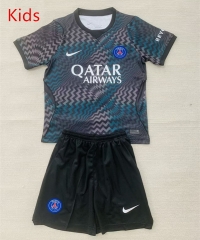 26-27 Paris Goalkeeper Grey Green Kids/Youth Soccer Uniform-AY