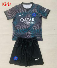26-27 Paris Goalkeeper Grey Green Kids/Youth Soccer Uniform-AY