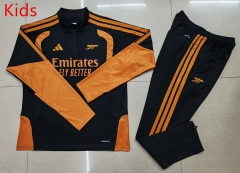 26-27 Arsenal Black Kids/Youth Soccer Tracksuit -GDP