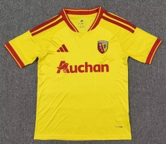 (S-4XL) 26-27 Lens Home Yellow Thailand Soccer Jersey AAA-8025
