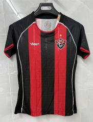 26-27 EC Vitória Home Red&Black Women Thailand Soccer Jersey AAA-8841