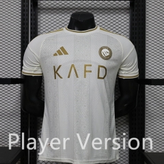 (S-3XL) Player Version 26-27 Advertisement Version Al-Nassr FC Away White Thailand Soccer Jersey AAA-888