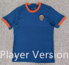 Player version 26-27 Valencia Away Royal Blue Thailand Soccer Jersey AAA-8025