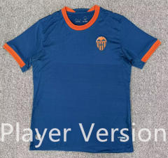 Player version 26-27 Valencia Away Royal Blue Thailand Soccer Jersey AAA-8025