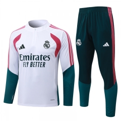 26-27 Real Madrid White Thailand Soccer Tracksuit-815