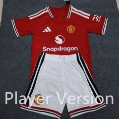 Player Version 26-27 Manchester United Home Red Thailand Soccer Uniform-888