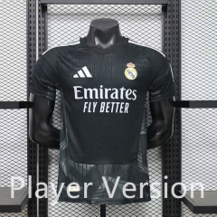 Player Version 26-27 Real Madrid Goalkeeper Black Thailand Soccer Jersey AAA-888