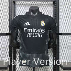 Player Version 26-27 Real Madrid Goalkeeper Black Thailand Soccer Jersey AAA-888