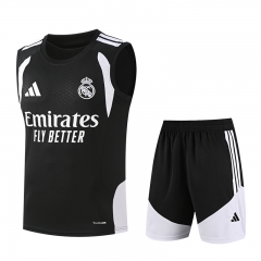 26-27 Real Madrid Black Thailand Soccer Vest Training Uniform-418