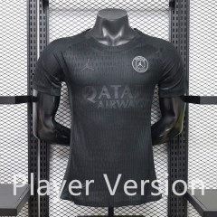 Player Version 26-27 Special Version PSG Black Thailand Soccer Jersey AAA-888