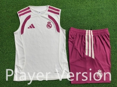 Player Version 26-27 Real Madrid White Thailand Soccer Vest Uniform-9926