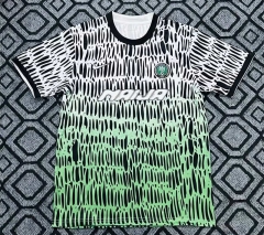 (S-4XL) 26-27 Nigeria White&Green Thailand Soccer Training Jersey-2483